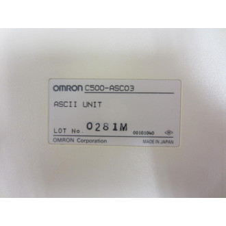 Omron C500-ASC03 ACSII Unit - Used