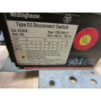 Westinghouse DS363R Disconnect Switch - Used