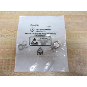 ITT Cannon Electric 8125SHZBE Push Button Switch