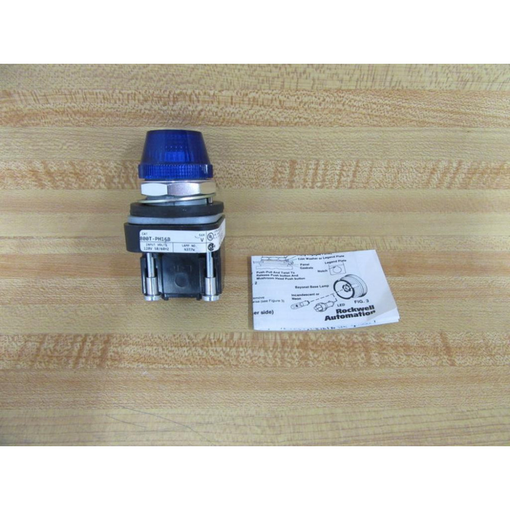 Allen Bradley 800T-PH16B Pilot Light Assembly - New No Box