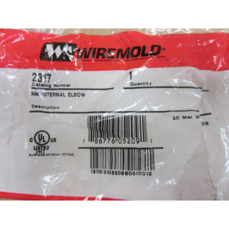 Wiremold 2317 NM Internal Elbow