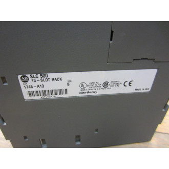 Allen Bradley 1746-A13 Slot Rack 1746A13 Series B - New No Box