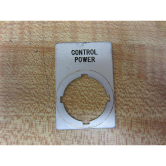 ABB 1SFA 616402R100 Pilot Light Legends Control Power (Pack of 6) - Used
