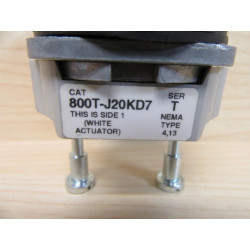 Allen Bradley 800T-J20KD7 Selector Switch - Used