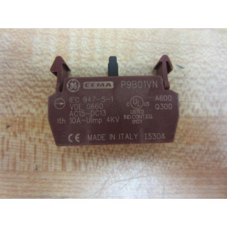 General Electric P9B01VN ABB Cema Contact Block GE (Pack of 2) - Used