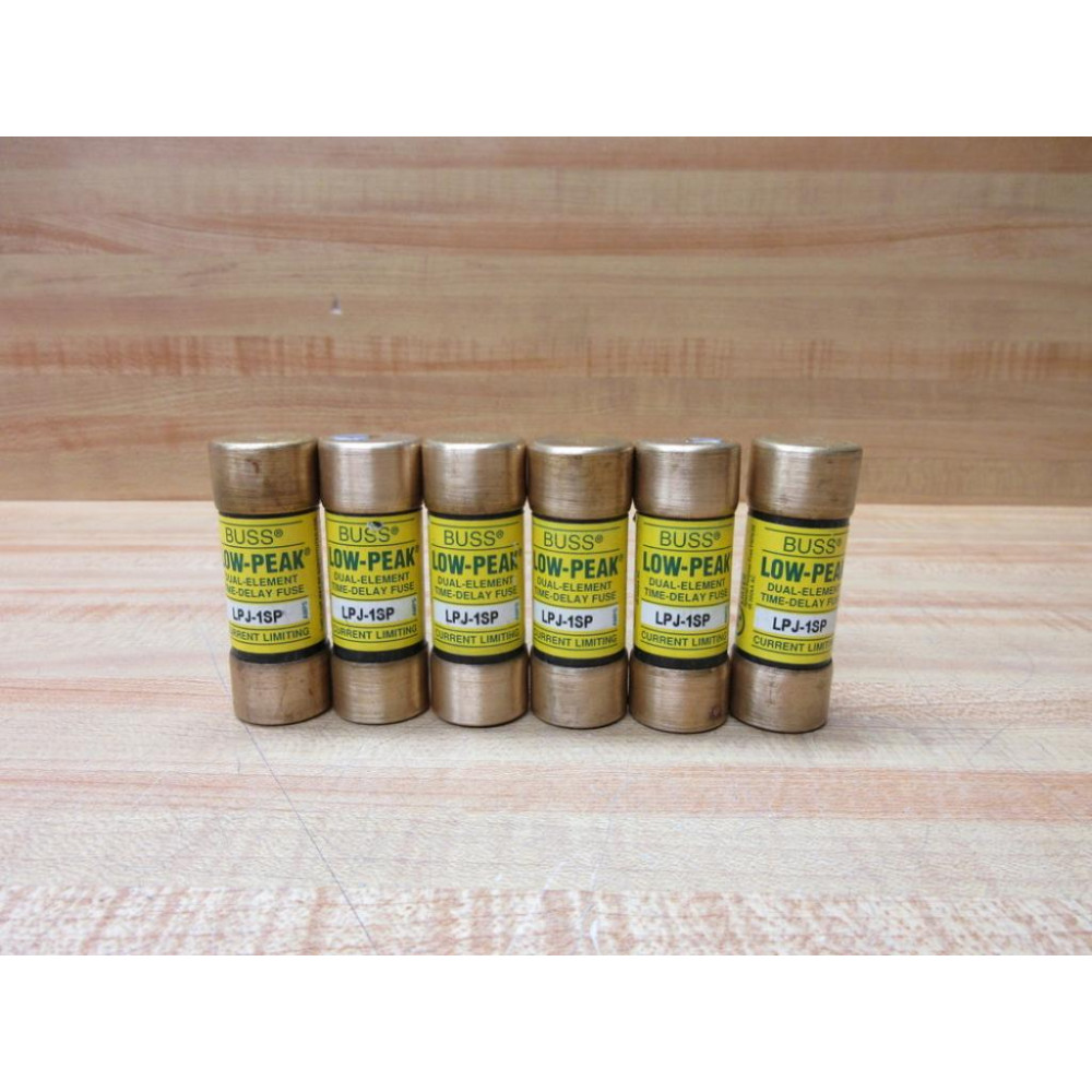 Buss LPJ-1SP Bussmann Fuse Cross Ref 6F363 (Pack of 6) - New No Box
