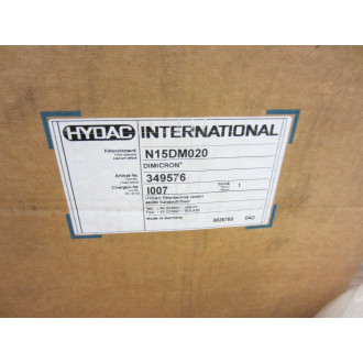 Hydac N 15 DM 020 N15DM020 Dimicron Filter Element