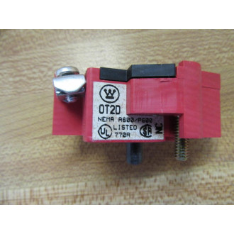 Westinghouse 0T2D Contact Block NC OT2D 2602D69G02 Red