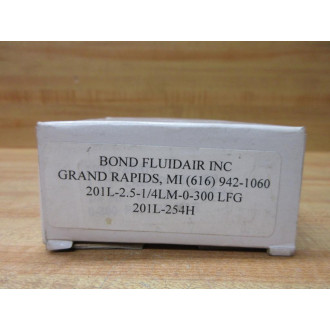 Bond Fluidaire 201L-2.5-144LM-0-3000 Pressure Gauge 201L-254H