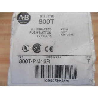 Allen Bradley 800T-PM16R Button 800TPM16R W40171-002-01 & 800T-XA