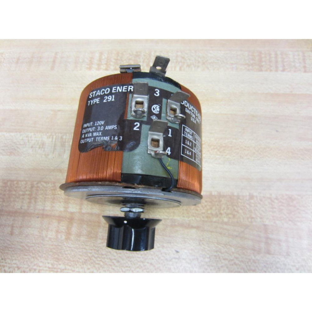 Staco Energy 291 Variable Transformer - New No Box