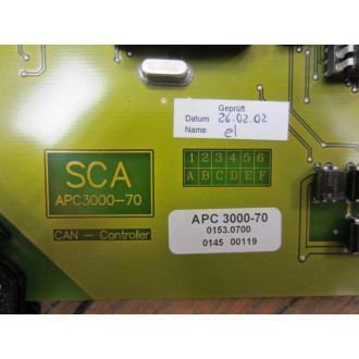 SCA APC3000-70 Circuit Board 0153.0700
