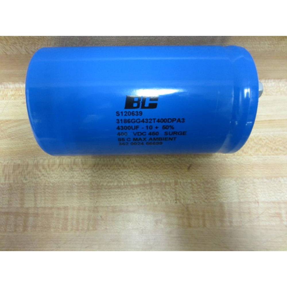 BC 3186GG432T400DPA3 Capacitor - Used