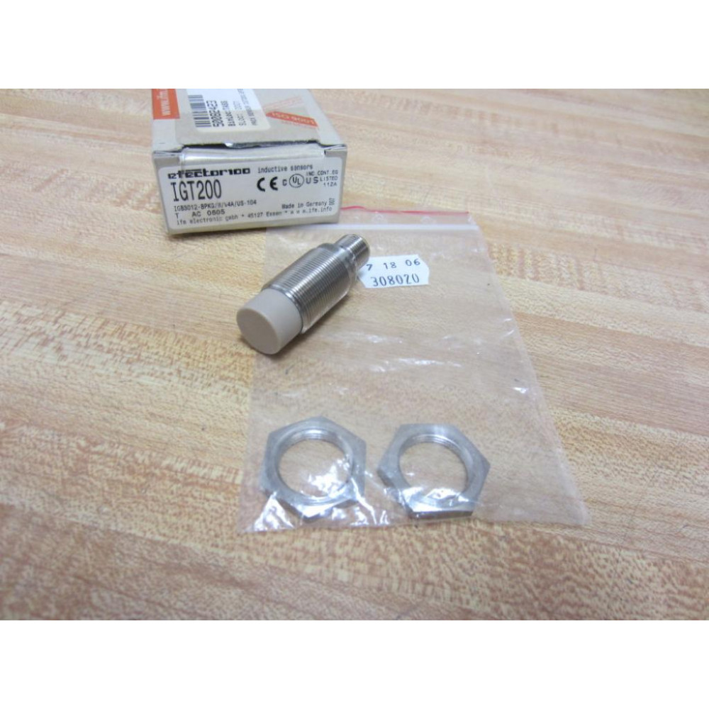 IFM Efector IGT200 Proximity Switch IGB3012-BPKGMV4AUS-104
