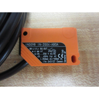 IFM Efector IN0098 Switch IN2004ABOA - New No Box