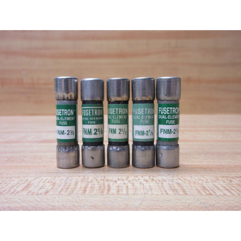 Buss FNM-2-12 Bussmann Fuse Cross Ref 6F179 (Pack of 5) - New No Box