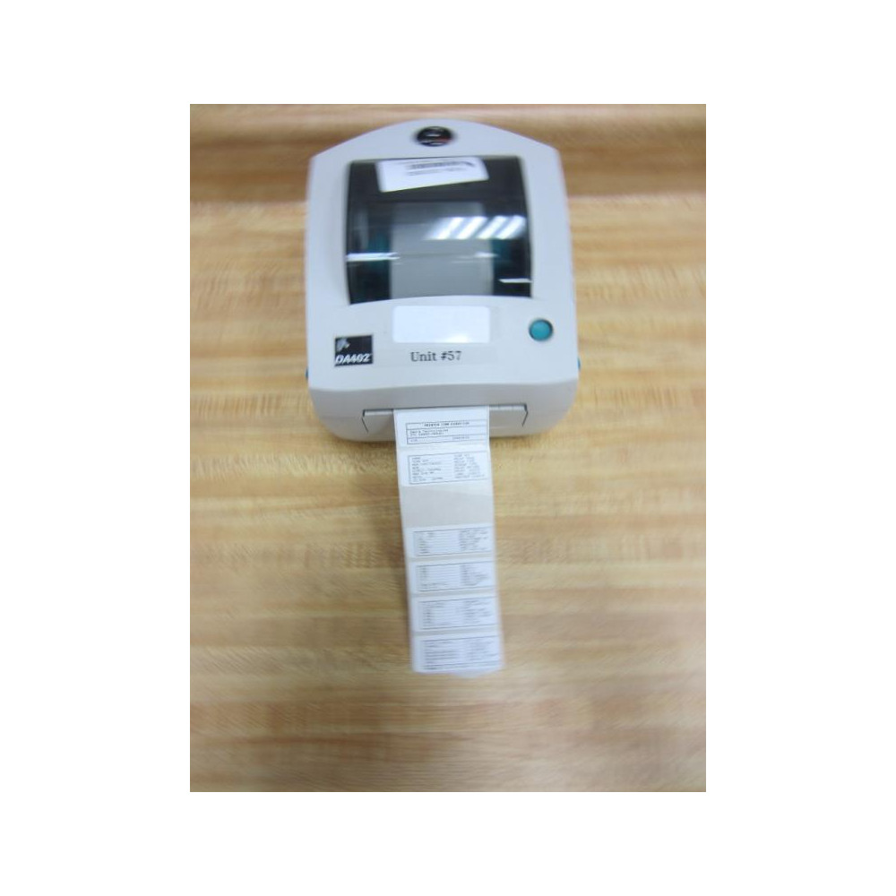 Zebra Technologies D402-151-00000 Printer DA402 No Cords - Used