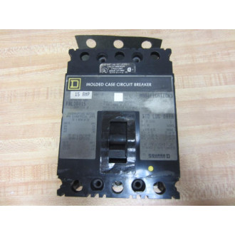 Square D FAL36015 15A Circuit Breaker Series 2 - Used
