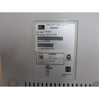 Zebra Technologies D402-151-00000 Printer DA402 No Cords - Used