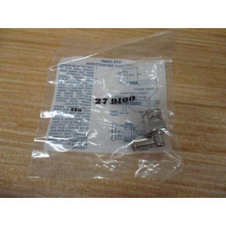 AIM Electronics 27-9100 Male BNc Crimp Connector  279100 (Pack of 10)
