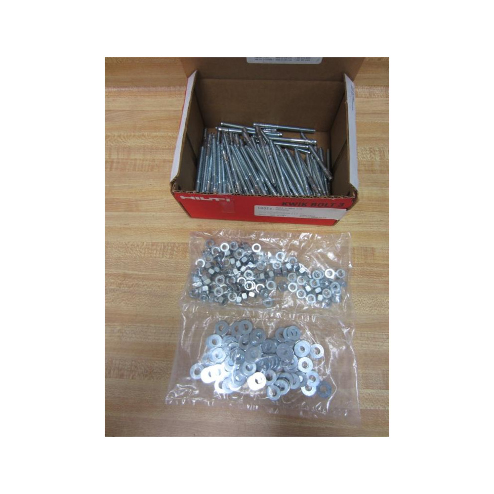 Hilti KB3 Kwik Bolt 282504 14" X 3-14" (Pack of 100)