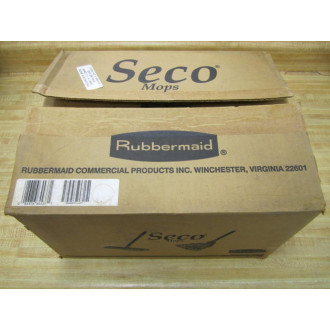 Rubbermaid U13000 WH00 Seco Products Kut-A-Way Wedge Mop (Pack of 12)