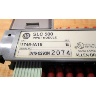 Allen Bradley 1746-IA16 Module 1746-1A16 Ser.B  WO Door - Used