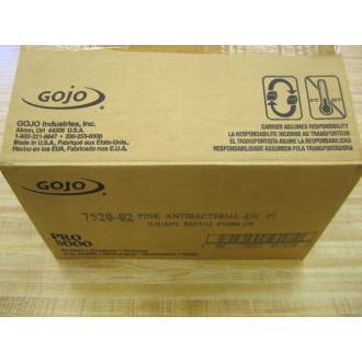 Gojo 7520-02 Pro 5000 Pink Antibacterial Lotion Soap 752002 (Pack of 2)