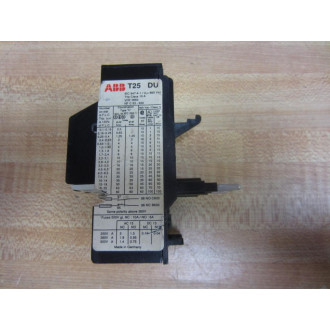 ABB T25 DU Thermal Overload Relay T25DU 4.5-6.5A