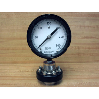 Ashcroft 200-316L Pressure Gauge 300PSI WDiaphragm Seal Base