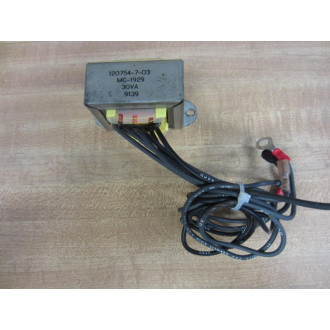 Allen Bradley 120754-7-03 Transformer 120754703 - Used