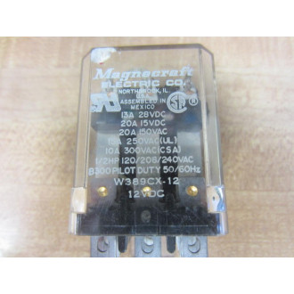 Magnacraft W389CX-12 Relay 12VDC W389CX12 Tested - Used