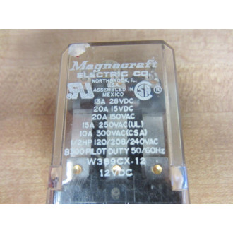 Magnacraft W389CX-12 Relay 12VDC W389CX12 Tested - Used