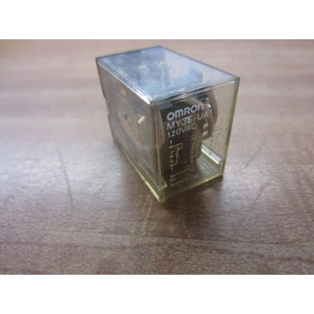 Omron MY3E-UA-120VAC Relay MY3EUA120VAC - New No Box