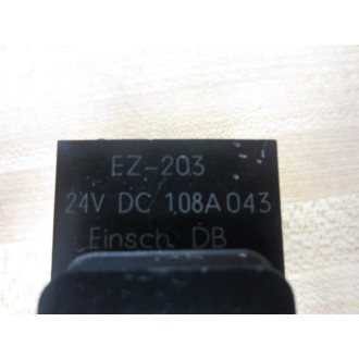 Einsch EZ-203 EZ203 Coil 24V DC 108A 043 Tested - Used