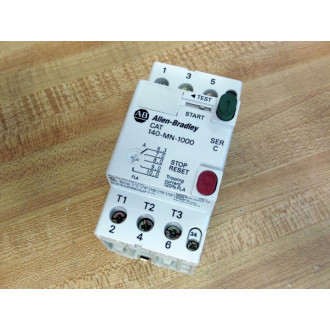 Allen Bradley 140-MN-1000 Starter 6.3-10A 140MN1000 Ser C - New No Box