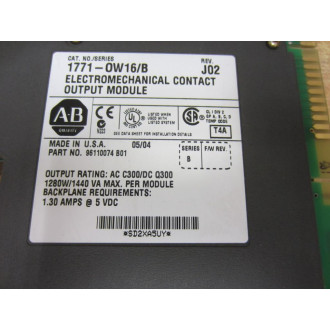 Allen Bradley 1771-OW16B 1771OW16B Module SD2XA5UY - New No Box