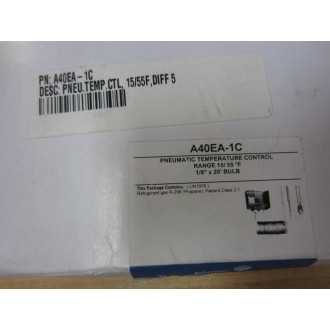Johnson Controls A40EA-1C Temperature Controls Switch A40EA1C