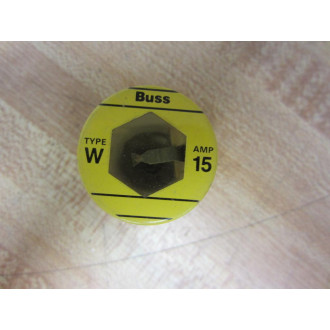 Bussmann W 15 W15 W-15 Type A Fuse (Pack of 3)