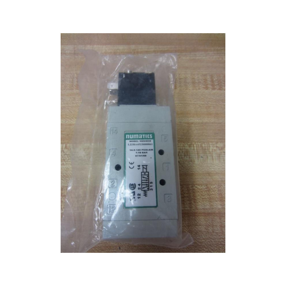 Numatics L22BA452B000061 Solenoid Valve
