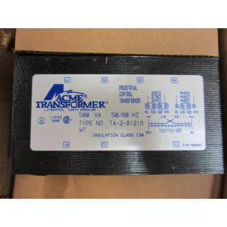 Acme TA-2-81215 TA281215 Transformer