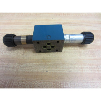 Rexroth Bosch Group 081WV06P1V1020WS02400D0 Valve Without Coils - Used