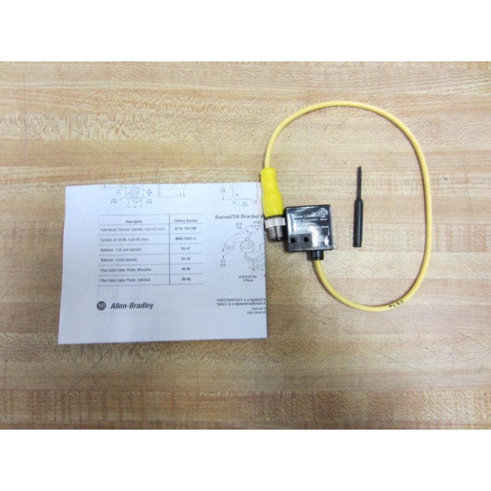 Allen Bradley 42SMU-7201-QD 42SMU7201QD Polarized Retro Photoswitch - New No Box