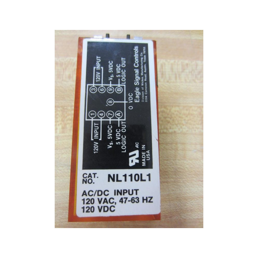 Eagle Signal NL110L1 Relay Tested - New No Box