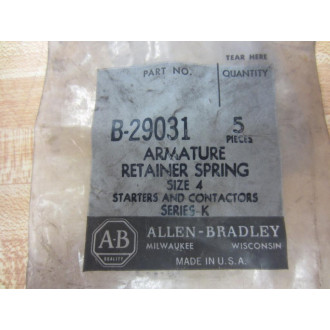 Allen Bradley B-29031 Armature B29031 Series K (Pack of 5)