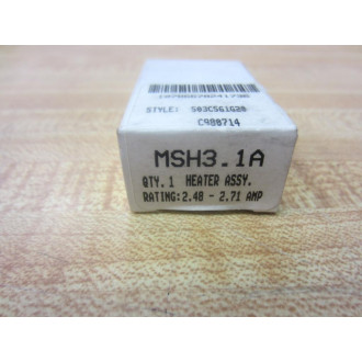 Cutler Hammer MSH3.1A Eaton Heater Assembly 503C561G20 (Pack of 3)