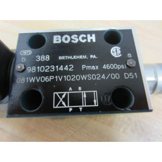 Rexroth Bosch Group 9810231442 Valve - Used