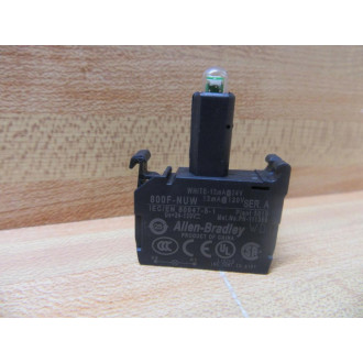 Allen Bradley 800F-NUW White LED Pilot Light 800FNUW 12mA - New No Box