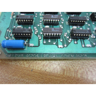Schem 46204-1 Circuit Board 462041 CMU-159 - Used