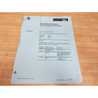 Allen Bradley 1771HD Teach Pendent 91657702 1771-HD Serial Number: 259967